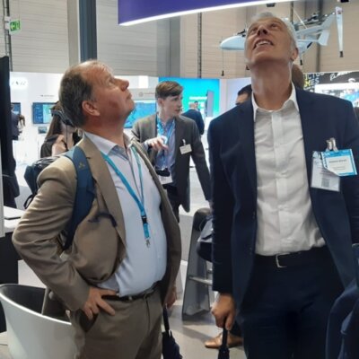 Netzwerktreffen der Bürgermeisterinnen und Bürgermeister der Flughafenregion auf der ILA 2024 (Bild vergrößern)