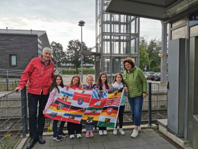Schulschach-Mädchenmannschaft der Kirchschule