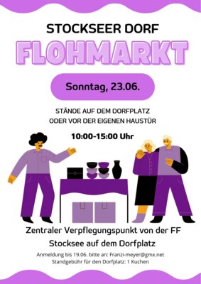 Meldung: Dorfflohmarkt in Stocksee