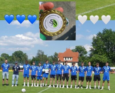 Ehrung Landesklassenmeister der B-Junioren (Bild vergrößern)