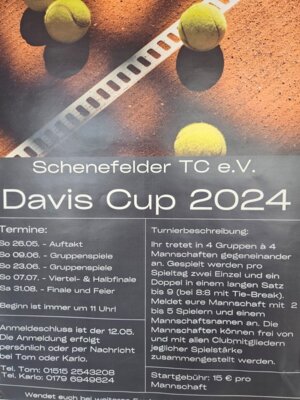 Foto zur Meldung: STC Davis Cup Turnier / Spieltage und Ergebnisse
