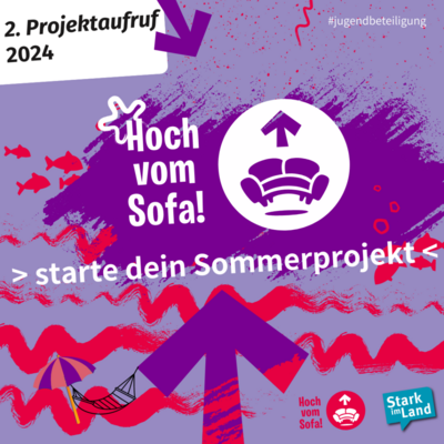 Meldung: 2. Projektaufruf - Hoch vom Sofa!