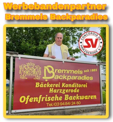 Foto zur Meldung: Werbebandenpartner -  Bremmels Backparadies