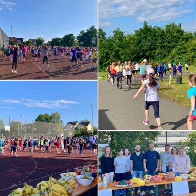 Bundesjugendspiele mit Spendenlauf