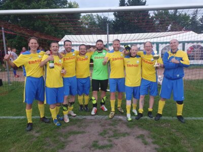 Alte Herren beim Turnier in Priestewitz