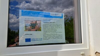Meldung: Restauration und Wiederinbetriebnahme des alten Backhauses in Urleben
