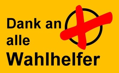 Europawahl und Kommunalwahl 2024 / Dank an die Wahlhelfer (Bild vergrößern)