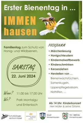 Plakat Bienentag (Bild vergrößern)
