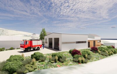 In Vogelsgrün entsteht ein  neues Feuerwehr-Gerätehaus (Bild vergr&ouml;&szlig;ern)