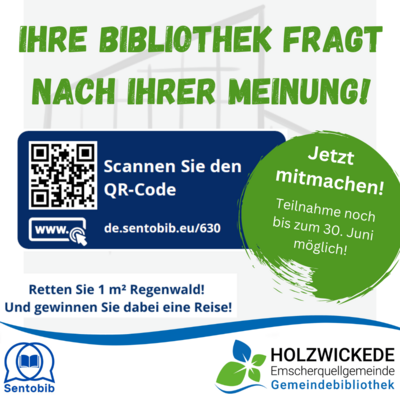 Foto zur Meldung: Umfrage der Gemeindebibliothek läuft noch bis zum 30. Juni