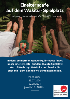 Einelterncafe´im Sommer auf dem wakitu Spielplatz (Bild vergrößern)