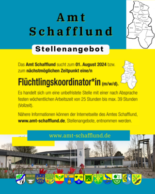Stellenangebot vom Amt Schafflund