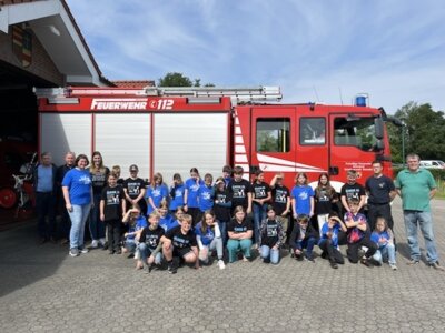 Besuch bei der Feuerwehr in Ramsloh