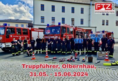 Abgeschlossener Truppführer-Lehrgang (Bild vergrößern)