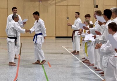 Kyu-Prüfungen im Goju Ryu