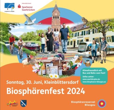 Foto zur Meldung: Unter der Flagge der Nachhaltigkeit – Das Biosphärenfest 2024 in Kleinblittersdorf setzt Zeichen