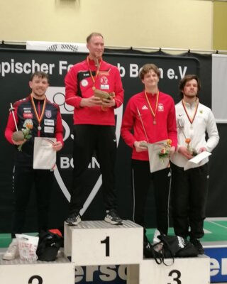 Dreimal Florett-Bronze in Bonn (Bild vergrößern)