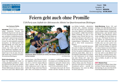 Feiern ohne Promille - U18-Party in Böckingen (Bild vergr&ouml;&szlig;ern)