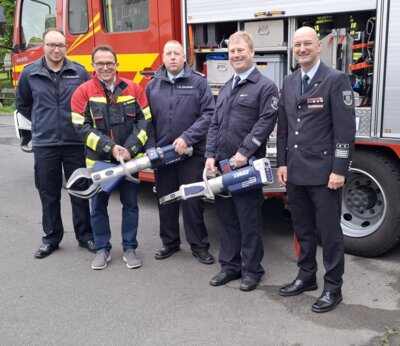 Akkubetriebene Rettungsgeräte bei den Feuerwehren der Stadt Immenhausen (Bild vergr&ouml;&szlig;ern)