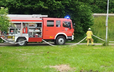 Vegetationsbrandbekämpfung in der Praxis (Bild vergrößern)