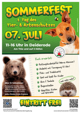Sommerfest und 1. Tag des Tier- und Artenschutzes am 07.07.2024 in Deiderode (Bild vergrößern)
