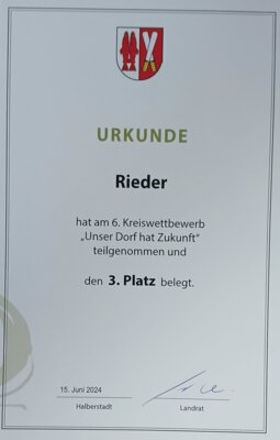 Urkunde 2024