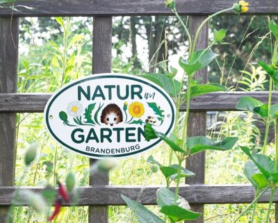 Natur im Garten Plakette © Sandy Rau