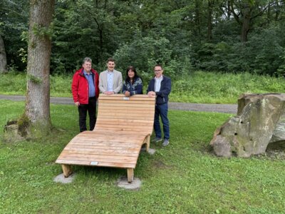 v. l.: Ulrich Malz, Christof Mühling, Andrea Robrecht, Lars Obermann (Bild vergrößern)