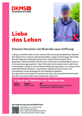 Typisierungsaktion in Stolberg (Bild vergrößern)