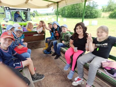 Foto zur Meldung: Waldttag der Klassen 2b und 2a