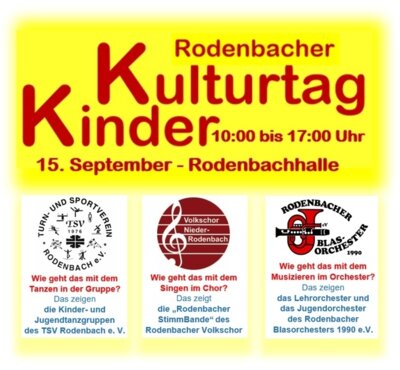 Rodenbacher KinderKulturTag