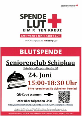 Blutspende in Schipkau