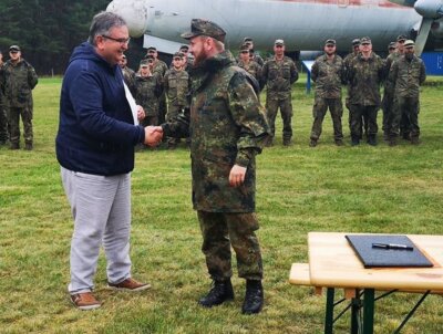 Patenschaft der Bundeswehr mit Borkheide besiegelt