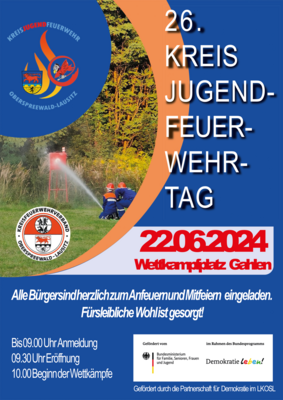 Kreisjugendfeuerwehrtag in Gahlen am 22. Juni (Bild vergrößern)