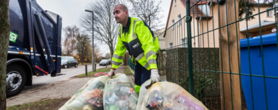 Gelbse Säcke - KWU Entsorgungsbetrieb (Bild vergrößern)