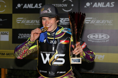 Celina Liebmann erste Speedway Frauen Worldcup-Siegerin (Bild vergrößern)