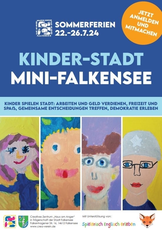 falkensee.de Erste KinderStadt "MiniFalkensee" in den Sommerferien