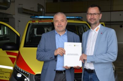 Übergabe Zuwendungsbescheid