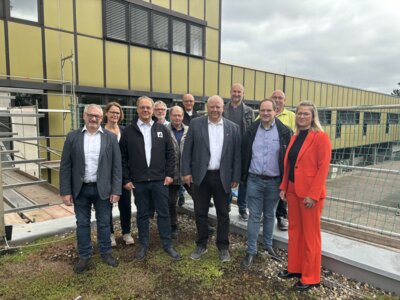 Kompetenzzentrum Wärmepumpe Werra-Meißner: Baubeginn (Bild vergrößern)