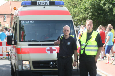 Foto zur Meldung: Absicherung Sternenlauf / First Responder Einsatz