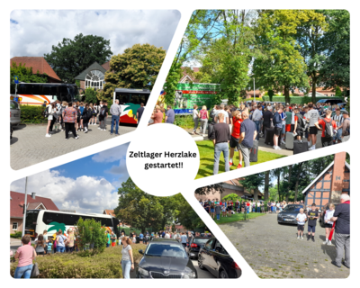 Zeltlager Herzlake gestartet (Bild vergrößern)