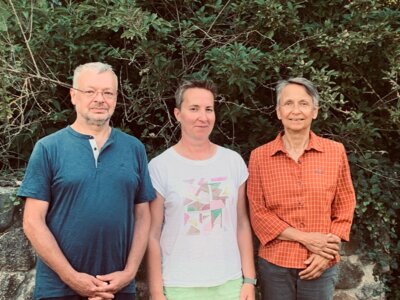 von links nach rechts - Ulrich Grund, Anne Grabert, Gabriele Schleicher