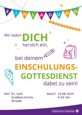 Gottesdienst zur Einschulung