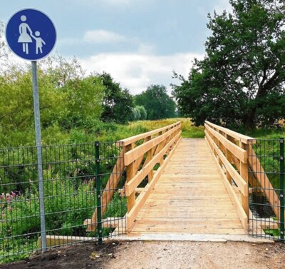 Pinnaubrücke am Wolnysee wieder frei