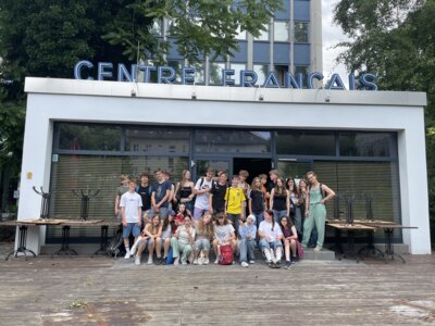 Comment ça va? - Exkursion der 8a ins Centre français de Berlin (Bild vergrößern)