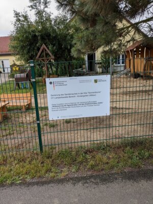 Meldung: Sanierung Sanitärraum Kita Lampertswalde