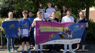 Sporthelferausbildung an der Anne-Frank-Realschule wieder erfolgreich! (Bild vergrößern)