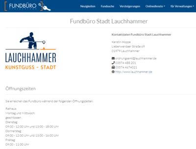 Foto zur Meldung: Verlustsachen in Lauchhammer jetzt online finden