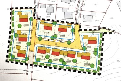 Das Baugebiet „Eisengrübl“ in Wachenzell wird um zehn Bauplätze erweitert. Der Gemeinderat stimmte dem Planentwurf zum Bebauungsplan zu. (Bild vergrößern)