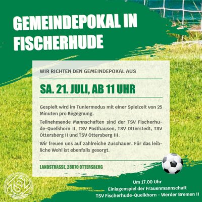 Gemeindepokal in Fischerhude (Bild vergrößern)